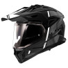 Casque moto LS2 PIONEER II MX702 HILL Noir mat/Blanc
