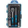 Draper 1/4" socket and ratchet set (35 pcs)