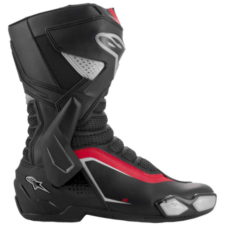 Bottes moto Alpinestars SMX 6 V3 Noir/Argent/Rouge