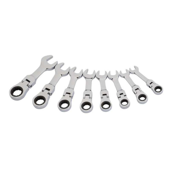 Set of 8 DRAPER HI-TORQ combination wrenches