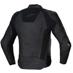 Alpinestars MISSILE V3 Leather Motorcycle Jacket Black 2