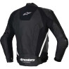 Alpinestars MISSILE V3 Leather Motorcycle Jacket Black/White