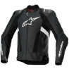 Alpinestars MISSILE V3 AIRFLOW Leather Motorcycle Jacket Black/White