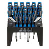 DRAPER soft-grip screwdriver, hexagonal wrench and bit set (44 pcs.)