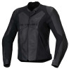 Blouson moto cuir Alpinestars STELLA FASTER V3 Noir