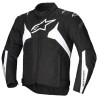 Blouson Alpinestars T-JAWS V4 WATERPROOF Noir/Blanc