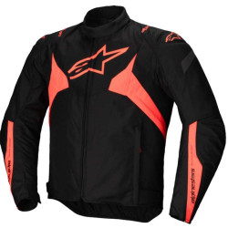 Blouson Alpinestars T-JAWS V4 WATERPROOF Noir/Rouge