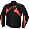Blouson Alpinestars T-JAWS V4 WATERPROOF Noir/Rouge
