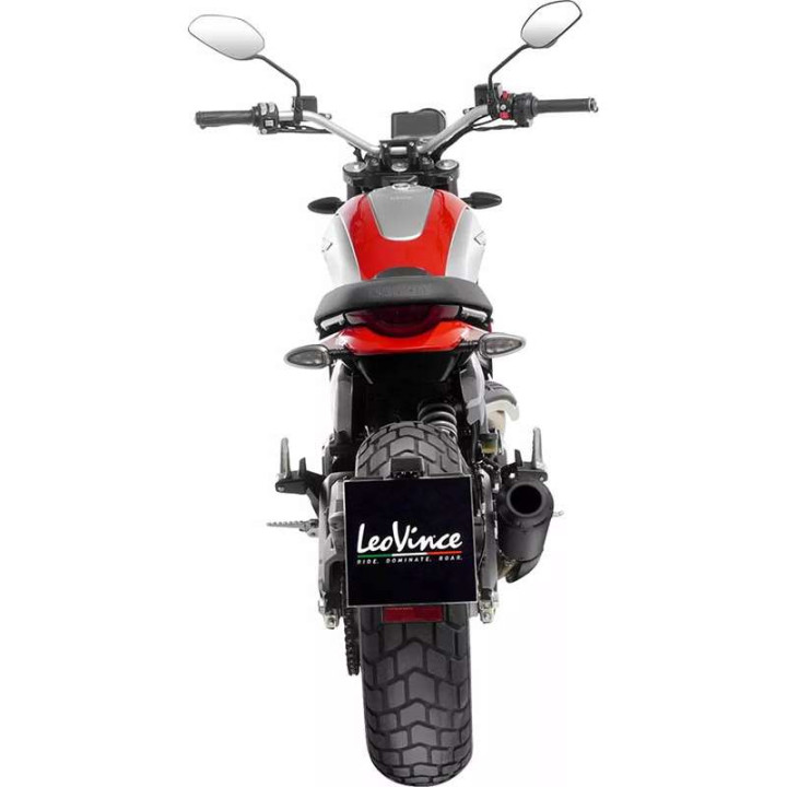 LeoVince LV-10 Full Black Edition muffler (15266FB) Ducati SCRAMBLER 800 23-