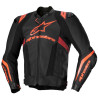 Leather motorcycle jacket Alpinestars MISSILE V3 IGNITION Black/Red