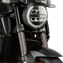 Protection de fourche universelle Puig (22052C) CARBONE