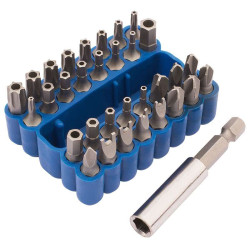 DRAPER 1/4'' bit set (33 pieces)