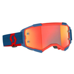 Scott FURY Blue/Red Chrome Orange cross mask