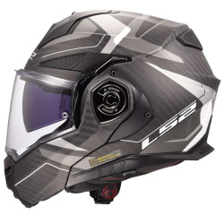 Casque moto LS2 FF901 ADVANT X CARBON HORIZON Silver/Grey 22.06 2