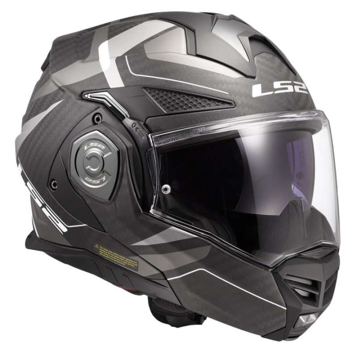 Casque moto LS2 FF901 ADVANT X CARBON HORIZON Silver/Grey 22.06