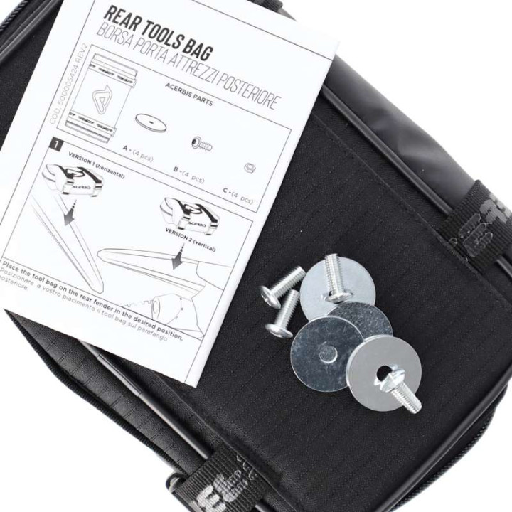 Acerbis motorcycle rear mudguard bag