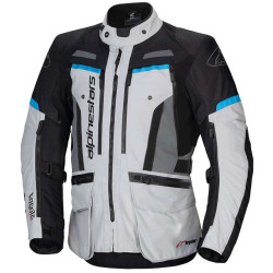 Veste moto Alpinestars BOGOTA PRO DRYSTAR Gris/Noir/Bleu