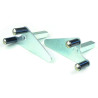 Supports à rouleaux pour béquille avant universelle Bihr