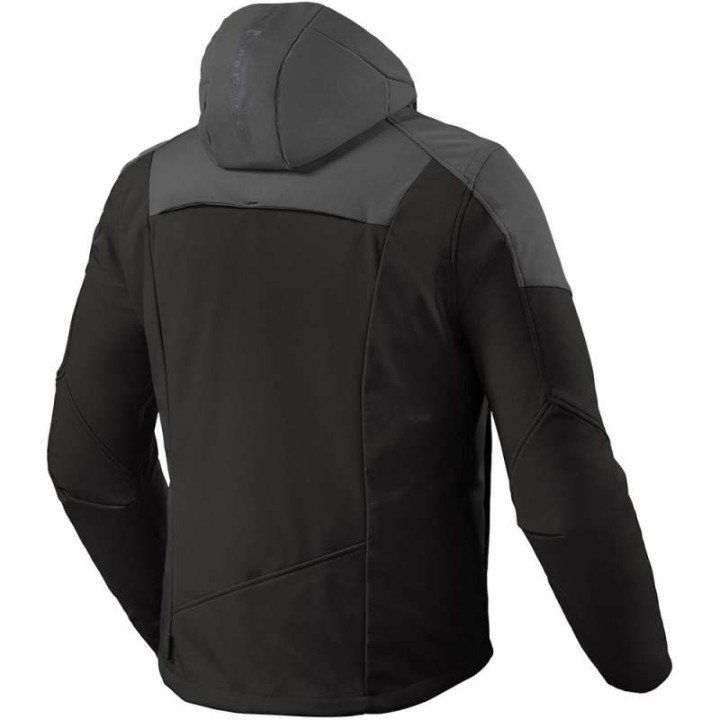 Blouson moto Rev'it AFTERBURN H2O NOIR/GRIS