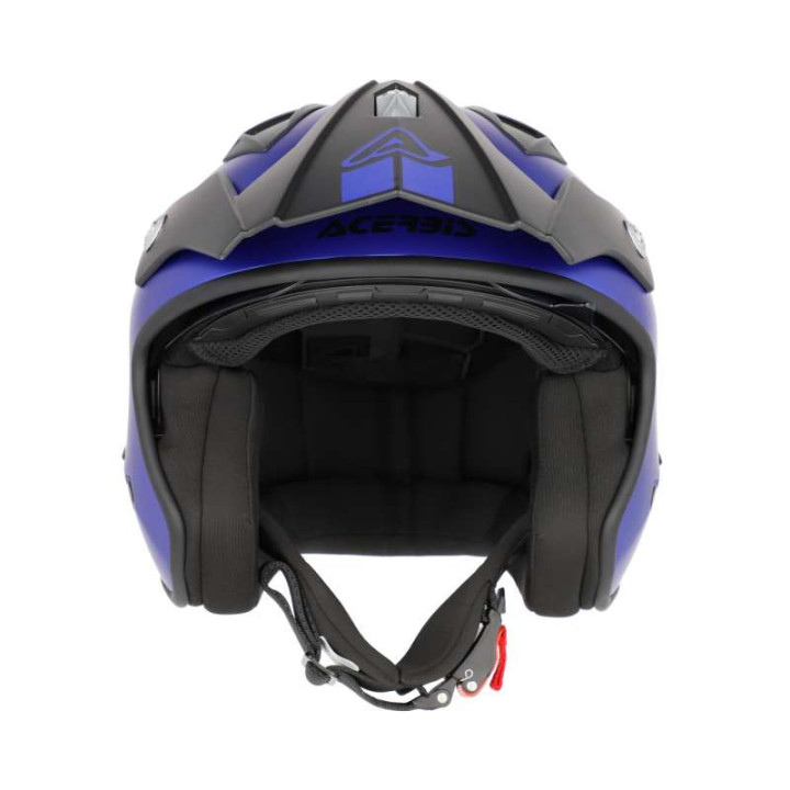 Casque moto jet Acerbis ARIA 22.06 METALLIC BLEU