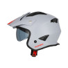 Casque moto jet Acerbis ARIA 22.06 GRIS CLAIR