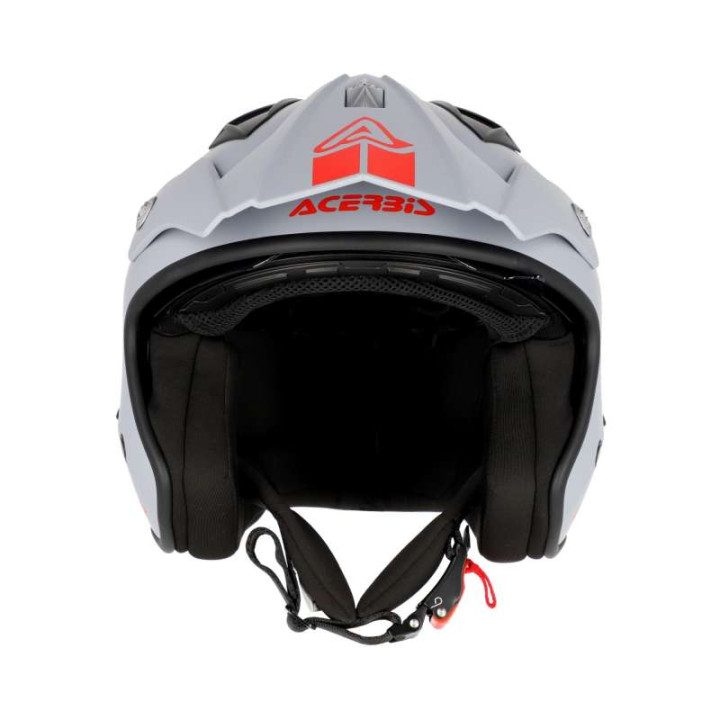 Casque moto jet Acerbis ARIA 22.06 GRIS CLAIR