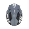 Casque moto jet Acerbis ARIA 22.06 GRAPHIC GRIS/ROUGE