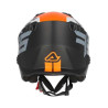 Casque moto jet Acerbis ARIA 22.06 GRAPHIC ORANGE/NOIR