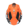 Casque moto jet Acerbis ARIA 22.06 GRAPHIC ORANGE/NOIR