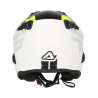 Casque moto jet Acerbis ARIA 22.06 GRAPHIC NOIR/JAUNE FLUO