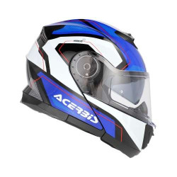 Casque moto modulable Acerbis SEREL 22.06 BLEU/BLANC 2