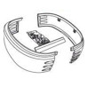 Set of Shad D1B50EMR side covers for SH50
