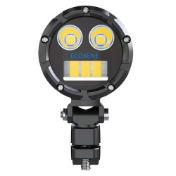 Feux additionnels moto leds ECOBENE 2x45w (PLA8004) Longue portée à commande sans fil 2