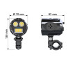Feux additionnels moto leds ECOBENE 2x45w (PLA8004) Longue portée à commande sans fil