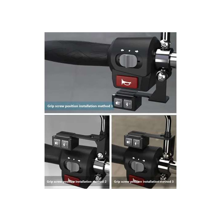 Feux additionnels moto leds ECOBENE 2x45w (PLA8004) Longue portée à commande sans fil