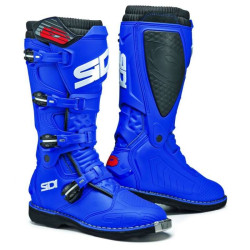 Bottes moto cross Sidi X POWER BLEU