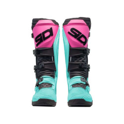 Bottes moto cross Sidi X POWER SC MINT/NOIR/ROSE 2