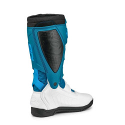 Bottes moto cross femme Sidi X POWER SC LEI BLANC/PETROLE/BLEU CLAIR 2