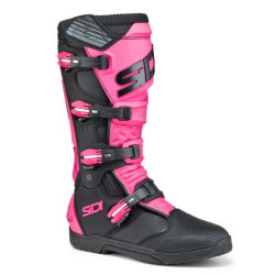 Bottes moto cross femme Sidi X POWER SC LEI NOIR/ROSE