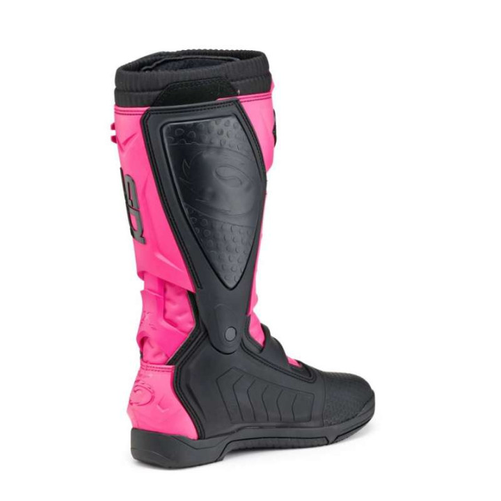 Bottes moto cross femme Sidi X POWER SC LEI NOIR/ROSE