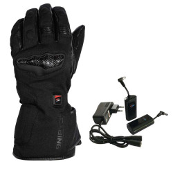 Gants moto chauffants Gerbing XTREME DEFENDER TEX + Kit 2 batteries/chargeur Gerbing 7V 2600 mAh