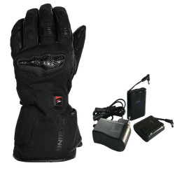 Heated motorcycle gloves Gerbing XTREME DEFENDER TEX + Kit 2 batteries/charger Gerbing 12V 2500 mAh