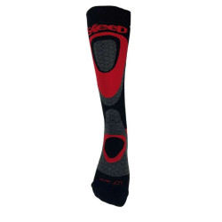 Chaussettes moto Skeed SPA 2 Noir/Rouge