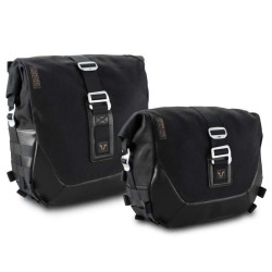 Sacoches cavalières SW-Motech LEGEND GEAR LC1/LC2 Black Edition + écarteurs SLC Royal Enfield Scram 411