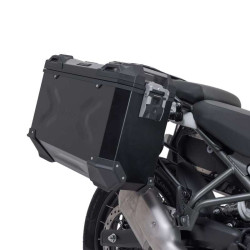 SW-Motech TraX ADVENTURE 2x37L Royal Enfield Himalayan 450 aluminum suitcase kit