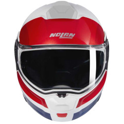 Casque moto modulable Nolan N90-3 ROBOTO Bianco/Rosso/Blu 2