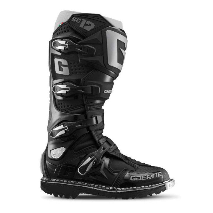 Bottes moto cross Gaerne SG12 ENDURO Black 2019