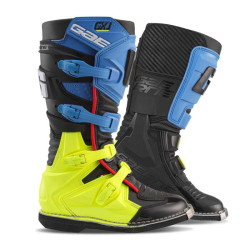 Gaerne GXJ Black/Blue/Yellow children's cross-country boots