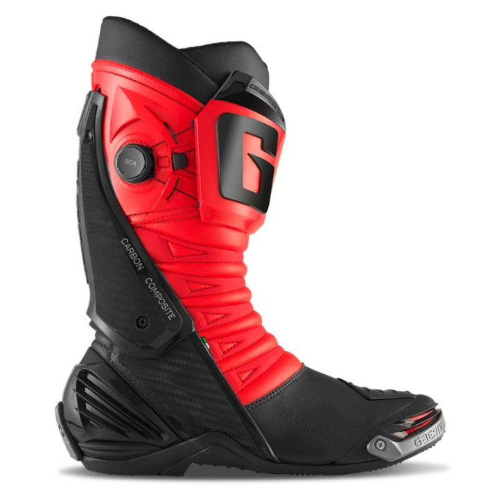 Bottes moto GAERNE GP1 LS Black/Fluo Red