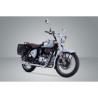Sacoches cavalières SW-Motech LEGEND GEAR LC2 Black Edition + écarteurs SLC Royal Enfield Classic